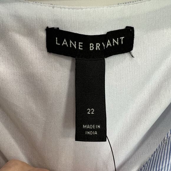 Lane Bryant Plus 22 Maxi Dress Cap Flutter Sleeve Flounce Hem Feminine Romantic - Picture 9 of 16